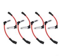 8PCS Ignition Wire Set for Chevrolet for BUICK for CADILLAC for GMC, High Voltage Spark Wires M8-48322 48322 7831, Red(10mm)