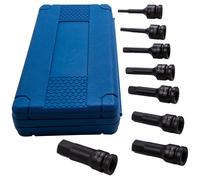 8pcs Impact Allen Key Hex Hexagon 1/2" Drive Bit Socket Set H5 to H19