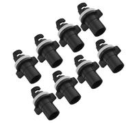 8pcs Inflatable Valve Adapter for Kayak Pumps and Boat Tenders | Plastic Spiral Hose Connector, Screw on Replacement Part, High Pressure Use, Lake Days and Water Sports
