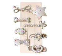 8Pcs Inspired Star Hair Clip Duckbill Barrettes For Women Girls Fashion Hairpin Everyday Hairstyling Accessories Trendy Hair Clip For Students Professionals