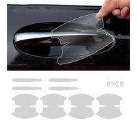 8PCS Invisible Car Door Handle Protection Film, Clear Anti-Scratch Guard for Door Bowl, Universal No-Residue Protective Strips with Anti-Collision Design(GRAY)