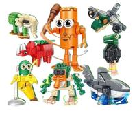 8PCS Italian Brainrot Toys, 8 Boxes Mythical Creatures Building Blocks, Creative Play and Storytelling Toy, Collector's Item for Kids and Adults, Unique Design for Home and Office Decoration