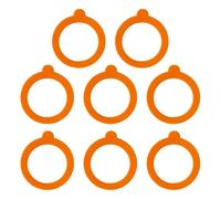 8PCS Jar Silicone Seals, Replacement Food Grade Replacement Gaskets, Soft Sturdy Elastic Airtight Lids for Mason Jars, Keep Food Freshness