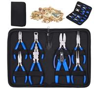 8PCS Jewelry Making Pliers Set, High-Carbon Steel Jewelry Tools with Zipper Storage Bag