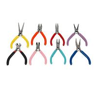 8Pcs Jewelry Making Pliers Steel Mini Pliers Long Round Flat Nose Pliers Jewelry Making Processing Tool bead smith mini pinzas Zestawy szczypiec set mini pince Needle-nose Pliers
