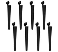 8Pcs Joint Holder,Smell Proof Tube Doob Tube,Opaque Black Pop Top,118mm Plastic Smoking Rolling Cigar Tube with Lids,Cigar Tubes Smell Proof Container Storage Holder for Cone Cigar