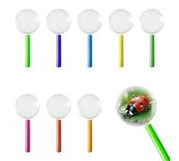8Pcs Kids Magnifying Glass, Handheld Portable Children Magnifying Glasses, Colorful Magnifier Toy for Kids Reading, Exploring, Hobbies and Observation A11ETFDJ