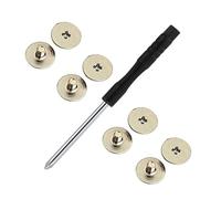 8pcs Laptop Hinge Screws with Phillips Screwdriver for HP,for Acer, for Dell, for MSI Laptop, Big Broad Head Screws to Display Back Cover LCD Screen Hinge