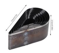 8Pcs Leather Cutting Die Set | Teardrop Manual Punching Tools for DIY Craft | Alloy Steel Leather Hole Punch Tools for Fabric/Synthetic Clay/Jewelry | 8 Sizes in Storage Box