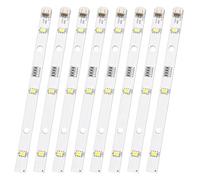 8PCS LED Fridge Strip Light DC12V 2W Refrigerator Lighting Bar Replacement, Energy Strip E56334, Universal Replacement Light for Fridge Freezer Interior Illumination (16×1cm) [Energy Class G] (8)