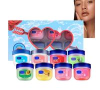 8PCS Lip Balm Set,Glossier Lip Balm & Lip Oil Sticks,Mini Li-p Ba-lm Multipack for Girls,Strawberry & More,Cute Li-p Salve for Day & Night Lip Care to Reduce Lines&Brighten,Chapstick Gifts for Women