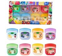 8PCS Lip Balm Set, Mini Lip Balm Multipack with 8 Fruity Flavours Moisturizing, Day and Night Lip Care, Hydrating Lip Balms for Daily Care, Lip Repair for Cracked Dry Lips