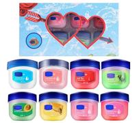 8PCS Lip Balm Set - Moisturizing Repair Mask for Day & Night Care, Reduces Lines & Wrinkles, Brightens Dark Color, For Very Dry Lips