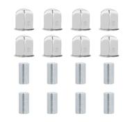 8Pcs Lug Nuts with Adapter for hightall 19.5“ 10 Lug Wheel Simulator,Fits 2005-2021 F450/F550