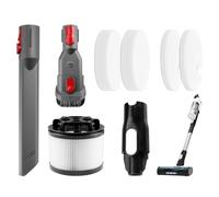 8PCS LVAC-200 Brush Filter Replacement Fit for Levoit LVAC-200 Cordless Stick Vacuum Cleaner, Attachment Adapter Tube Brush Filters Kit