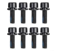 8PCS M6x18 High Carbon Steel Disc Brake Caliper Fixing Screws for Mountain Bikes Designed for Brake Caliper Mount and Bracket Use