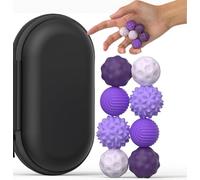 8Pcs Magnetic Balls Fidget Toy, Sensory Tactile Stress Balls, Anxiety Relief Fidget Toys for Adults Teens with Autism ADHD