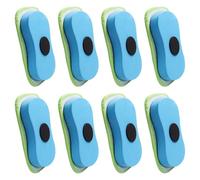 8pcs Magnetic Dustless Chalk Eraser for Markers and Whiteboard Use