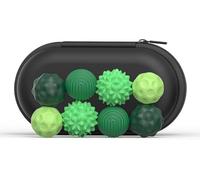 8pcs Magnets Balls Fidget Toys for Adults,Mini Stress Balls for Adults and Kids,Silicone Ball Tactile Fidget Toys,Stress Relief Anti Stress Sphere Magnets for Relax,Anxiety,Fidget,Tension (Green)