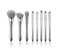 8PCS Makeup Brush Set, Eye Shadow Makeup Brush, Soft Synthetic Hair Songs Red Liquid Eyeliner Eye Shadow Lip Brush (OPP packaging)