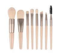 8PCS Makeup Cosmetic Brushes Kit Set Blush Foundation Eye Shadow Halo Dye Nose Eyebrow Lip Eyelash Brush for Beginner Salon Show