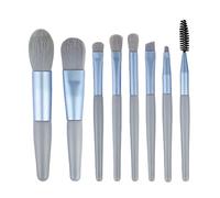 8PCS Makeup Cosmetic Brushes Kit Set Blush Foundation Eye Shadow Halo Dye Nose Eyebrow Lip Eyelash Brush for Beginner Salon Show