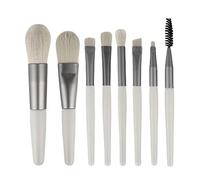 8PCS Makeup Cosmetic Brushes Kit Set Blush Foundation Eye Shadow Halo Dye Nose Eyebrow Lip Eyelash Brush for Beginner Salon Show