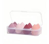 8pcs Makeup Sponges Set - Latex-Free, Blending Beauty Sponge for Liquid, Cream & Powder, Soft Non-Absorbent, Multi-Size with Case，Multi-Shape Beauty Blenders for Liquid and Powder