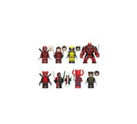 8pcs Marvel Venom Deadpool Assembles Minifigures Toys Fit Lego Blocks