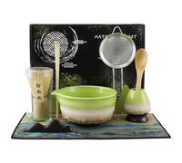 8Pcs Matcha Whisk Set Elegant Matcha Tea Set with Strainer Tea Rattle Stand Matcha Bowl Thoughtful Nozzle Design Easy to Wash Matcha Making Kit Suitable for Matcha Lovers