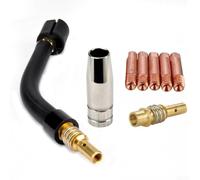 8pcs MB15 Swan Neck for 15AK SB15 Welding Kit for 140 215 63616 63617 Crafted from Sturdy, Heat Resistant Brass (1.2mm)