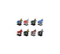 8PCS Medieval Ancient War Horse Army Cavalry Jazz Riding Assembly Toy Building Blocks Figure Fit Lego