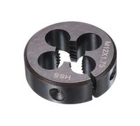 8pcs Metric Spiral Flute Thread Taps, M3 x 0.5 H2 Screw Threading Tap, Nitride Coated 6542 High Speed Steel Machine Tapping Tools for Machinist Repair