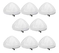 8pcs Microfibre Cloth Cleaning Pad For H2o X5 Steam Cleaner Floor Mop Steamer Cleaner Triple-corner