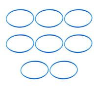 8pcs Microphone Grille Replacement Rings for 87a Rubber | Seamless Replacement, Easy Installation, Noise Reduction, Protective Cushioning, for Studio Recordings and Live Performances