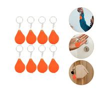 8Pcs Mini Folding Pocket Magnifier Keychain, 30X Magnification Glass for Elderly Reading, Jewelry Inspection, Portable Design for Wallet and Pocket
