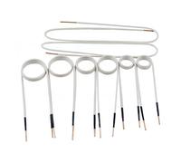 8Pcs Mini Induction Heater Coil Kit - 2.5mm Brass Core Magnetic Induction Coil. Flameless Heat Accessories for Electric Heat & Bolt Removal Tool Applications.