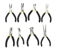 8PCS Mini Pliers Tools Kit Metal Durable Portable Lightweight For Jewelry Making Beading DIY Projects