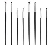 8PCS Mini Smudge Brush for Eyeliner, Small Eyeshadow Brush Set Small Makeup Brushes Eye Makeup Brushs Set Soft Eyeshadow Eyeliner Brushes for Powder Gel Cream Highlighter Liquid Concealer