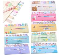 8PCS Mini Sticky Notes, 120 Sheets 8 Styles Kawaii Sticky Notes Index Tabs, Writable Note Flags, Reusable Fun Bookmarks for Office School Supplies, Fun