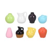 8pcs Mini Vase Magnets Cute Bud Vases Refrigerator 3d Flower Pot for Fridge Fun Decorative Kitchen Office Locker Whiteboard Decor