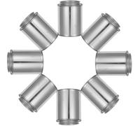 8pcs Ml Silver Iron Empty Paint Can with Lid for Paint Storage