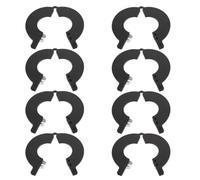8pcs Mm Mini Excavator Bucket Pin Rubber Shims Black Set