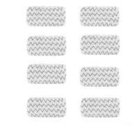 8PCS Mop Cloth Covers Replacement with Elastic Band for Rotary Mop Pads, Coral Fleece Microfiber Material Offering Superior Water Absorption and Scratch Safety (C)