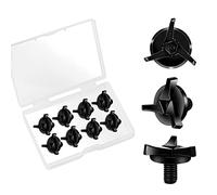 8pcs Motorcycle Helmet Screws, Motorcycle Helmet Visor Screws Helmet Visor Screws Motorcycle Helmet Accessories (Black, Transparent Gasket)