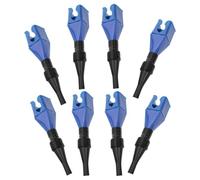 8pcs Motorcycle Oil Change Funnel Flexible Plastic Portable Fueling