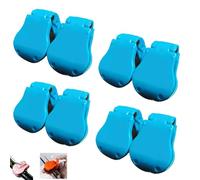8Pcs Multifunctional Rod Holder,Portable Beach Fishing Pole Holder for Ground Compatible With Lure Rods, Sea Rods And Table Rods,Wall Mounted Straps Car Various Sizes(Blue)