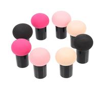8pcs Mushroom Shape Makeup Dual Use Foundation Sponges for Wet Dry Application Includes Skin Tone for Blending Touch Ups