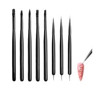 8Pcs Nail Brushes Set, Double Ended Nail Art Brushes,Nails Brush for Nail Art DIY Design,Pull Line Painted Pen Nails Dotting Tools Set