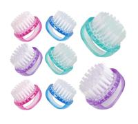 8pcs Nail Duster Brush Plastic Soft Bristle Cleaning Tool | Reusable Handheld Design, Compact Mini Size, Dense Nylon Bristles, Suitable for Salons, Home Care, Technicians and Mechanics